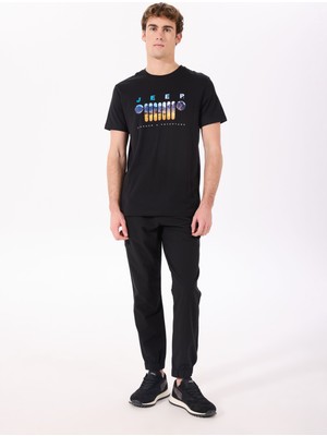 Jeep Lastikli Bel Lastikli Paça Basic Siyah Erkek Pantolon J5SM-PNT7676