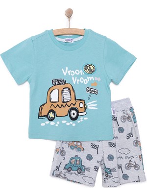 Midimod Fun World 3D Erkek Tshirt-Şort Erkek Bebek