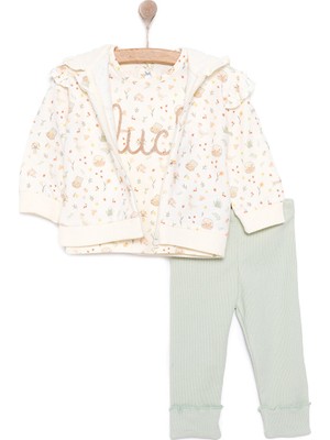 Bebetto Yenidoğan Cute Duck Hırka Tshirt Tayt Kız Bebek