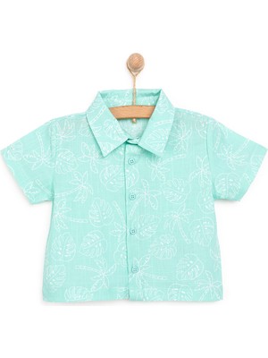 HelloBaby Aqua Dreams Erkek Gömlek Erkek Bebek