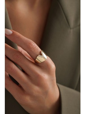 Harf Yüzük 14 Ayar  -Y-