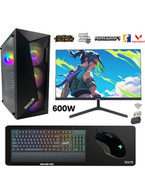 Bugatek GM65-2356  Intel I5 6500 16GB Ram 256GB SSD RX550 4gb  128BIT Ekran Kartı 23.8” Oyuncu Masaüstü Bilgisayar