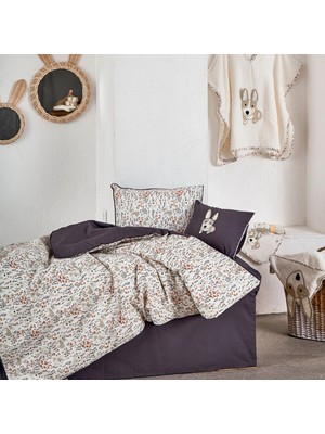 Ecocotton Dogi Erkek Bebek Nevresim Takımı %100 Organik Pamuk Baskılı 100X150 cm