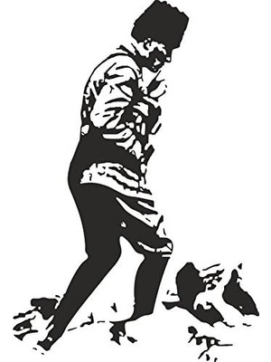 Master Mustafa Kemal Atatürk Kocatepe Motorsiklet,kask,laptop,motor ve Oto Araç Sticker 20 x 14 cm