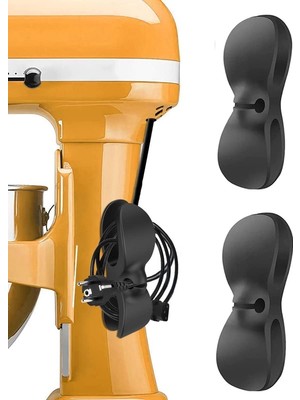 Mcreative Kablo Düzenleyici Çok Amaçlı Organizer Airfryer Kablo Sarma Aparatı Yapışkanlı Kablo Sabitleyici (2 Adet)