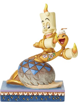 Mcreative Traditions By Jim Shore "güzel ve Çirkin Lumiere ve Plumette, 14,6  cm , Çok Renkli