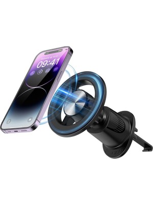 Içi Telefon Tutucu Havalandırmaya Takılan Peteğe Zarar Vermeyen Yeni Nesil Araç Telefon Tutucu Manyetik Mıknatıslı Telefon Tutucu Iphone 16 Pro Max S25 Ultra Uygun Telefon Tutucu (2. Model)