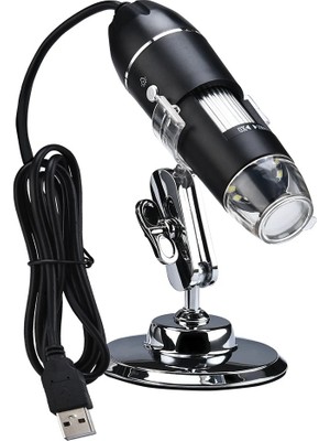 Dijital Mikroskop Analiz 8 LED  1600X Zoom 2mp USB Pc Android Uyumlu Otg Yüksek Çözünürlüklü Kamera