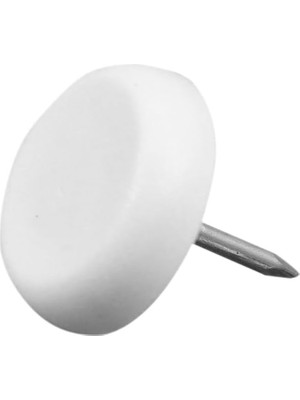 Mcreative Çivili Masa Sandalye Koltuk Mobilya Ünite Zemin Koruyucu Plastik Papuç 25 Adet Çap 20 mm