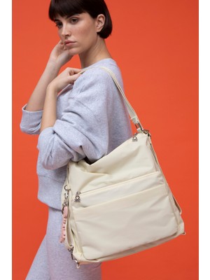 United Colors Of Benetton Benetton Kadın Çapraz Çanta Bej BNT1462