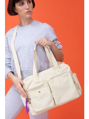 United Colors Of Benetton Benetton Kadın Kol Çantası Bej BNT1461