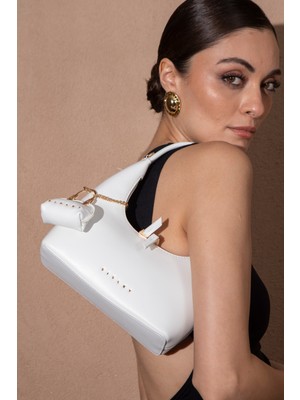 Sısley Kadın El Çantası Beyaz SLY171