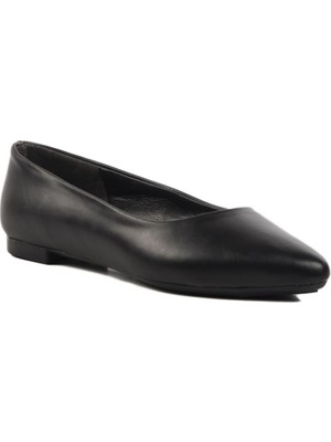 Ayakmod 209118 Z Siyah Hafif Kadın Babet