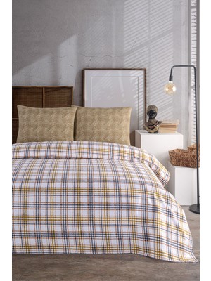 Monolisse  soren Çift Kişilik Pike Takımı 200X230 cm Tual  Indigo Hardal