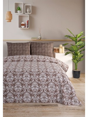 Monolisse  soren Çift Kişilik Pike Takımı 200 x 230  cm  Saılor  Koyu Kahve