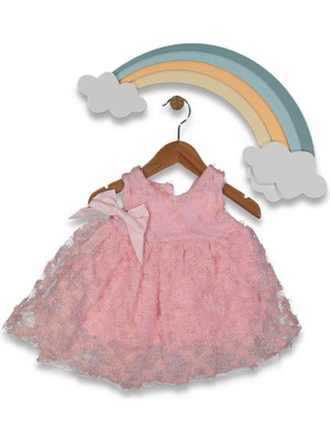 Kız 6/24 Ay Brodeli Tütülü Elbise