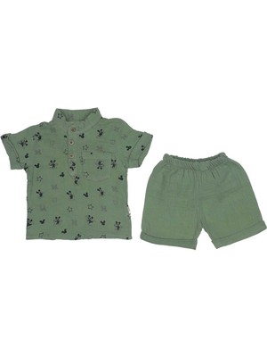 Erkek 6/18 Ay Gömlek Takım