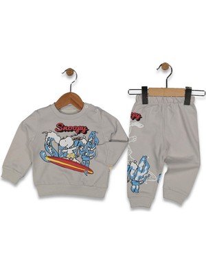 Erkek 6/18 Ay Snoopy Surfıng Erkek Takım