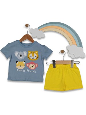 Erkek 6/18 Ay Animals Friends Takım