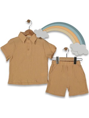 Erkek 2/6 Yaş Düz Madrit Müslin 2li Takım