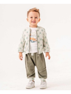 Erkek 6/24 Ay Yıldızlı Ceketli 3 Lü Takım