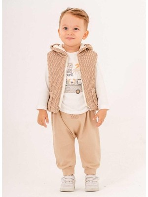 Erkek 6/24 Ay Bear Yelekli Takım