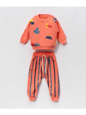 Erkek 6/24 Ay Yaz Baskılı 2li Takım