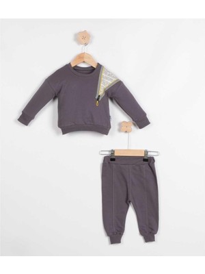 Unısex 6/18 Ay Fermuarlı Basıc Takım
