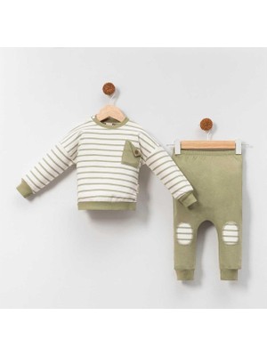 Erkek 6/18 Ay Cepli Çizgili 2ip 2li Takım