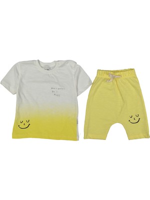 Erkek 6/18 Ay Dont Worry Baskılı  2li Takım