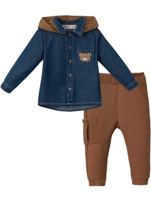 Erkek 9/24 Ay Bear Kot Gömlekli Tkm