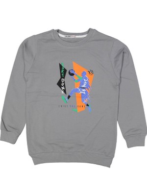 Erkek 9/12 Yaş Skt Dunk Baskılı Sweat