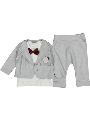 Erkek 3/6  Ay Ayıcıklı Ceket Takım