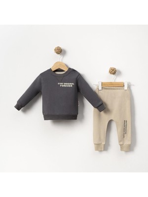 Erkek 9/24 Ay Forever Baskılı Ikili Takım