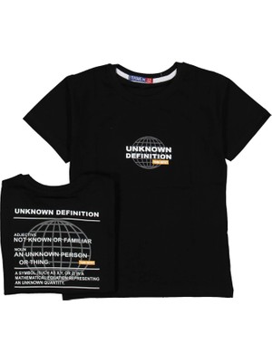 Erkek 5/8 Yaş Ön Arka Baskılı Tişört