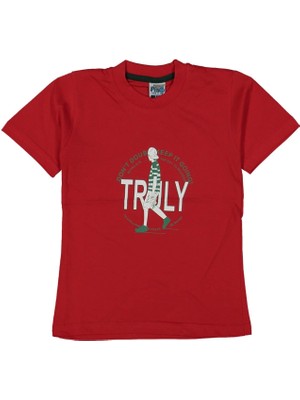 Erkek 5/8 Yaş Truly Baskılı Tişört