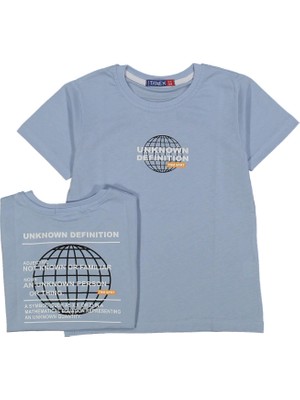 Erkek 1/4 Yaş Ön Arka Baskılı Tişört