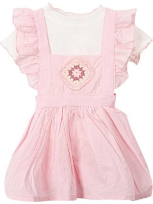 Kız 9/24 Ay Tığ Işi Salopetlı 2li Tkm