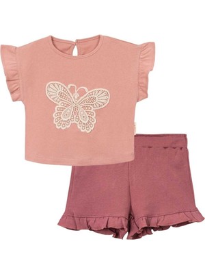 Kız 9/24 Ay Niesen Dantel Kelebekli 2li Takım