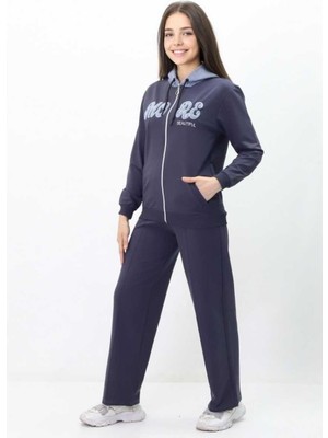 Kız 13/16 Yaş More Fermuarlı Eşofman Takım