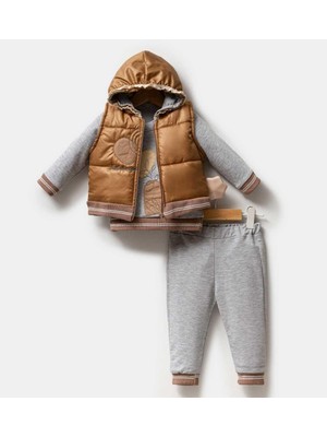 Kız 6/18 Ay Şişme Yelekli 3 Lü Takım