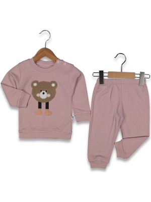 Kız 6/18 Ay Süzine Ayıcıklı 2li Takım