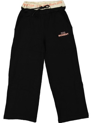 Kız 13/16 Yaş Kemer Baskılı Yırtmaçlı Tek Alt