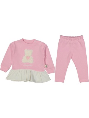 Kız 6/18 Ay Kalpli Ayıcık Ikili Takım