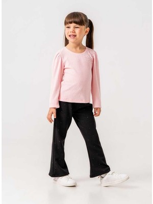 Kız 6/9 Yaş Taşlı Penye Takım