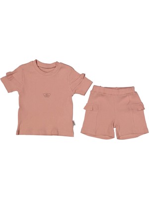 Kız 9/24 Ay Kelebek Nakışlı 2li Takım