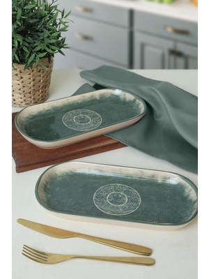 Keramika Maya Noyan Kayık Tabak 28 Cm 2 Adet 20790