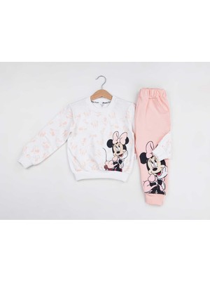 Kız 2/5 Yaş Cute Fare Desenli 2 Li Takım