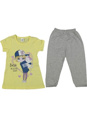 Kız 3/6 Yaş Best Friends Baskılı Takım