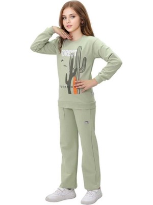 Kız 3/6 Yaş Forest Baskılı Iki Iplik Takım